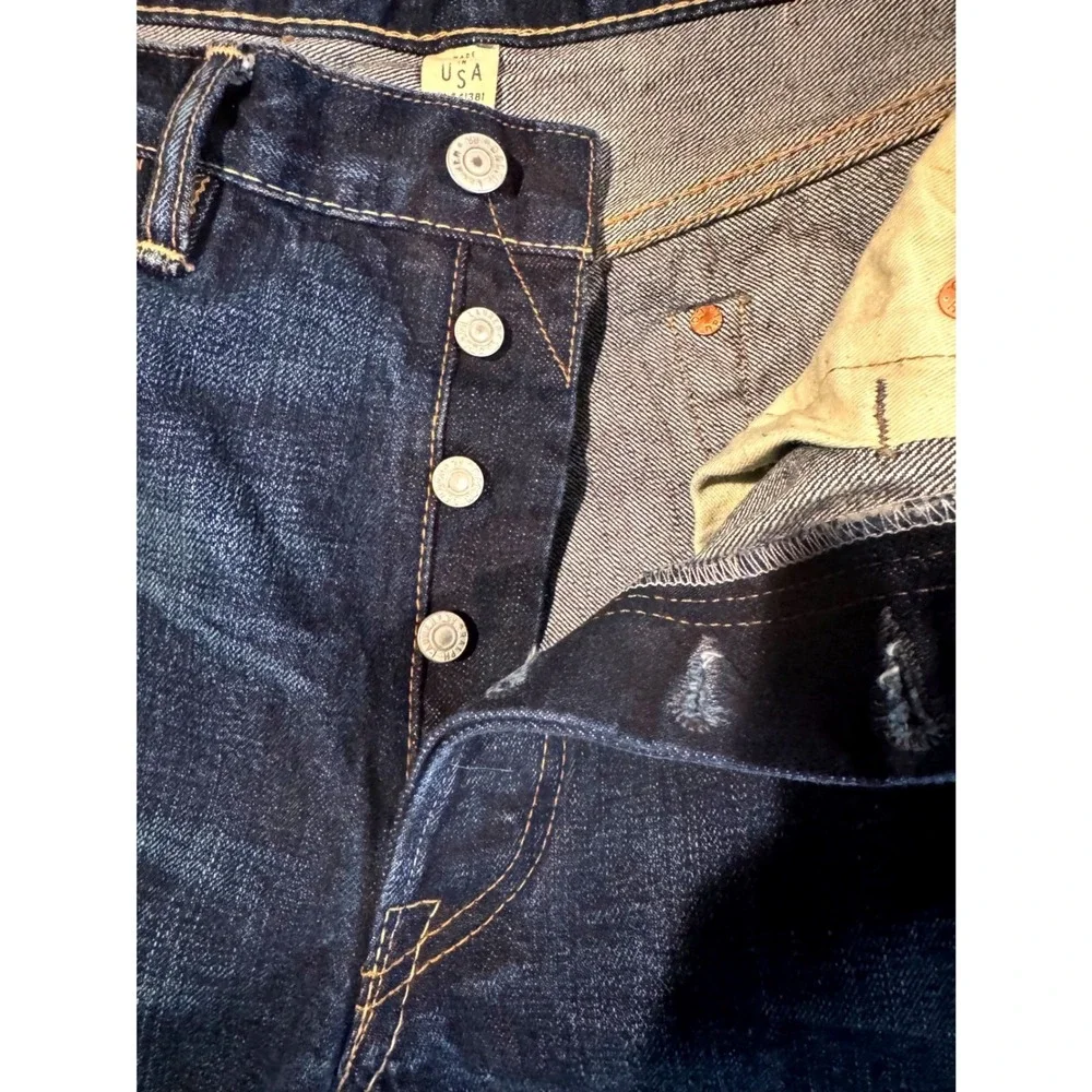 Vintage RRL Double RL Selvedge Jeans 34x32 Made USA Ralph Lauren Denim 90s Y2K